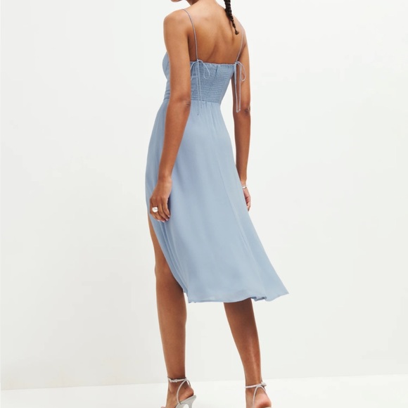 Reformation Juliette Dress Mineral - Picture 2 of 8